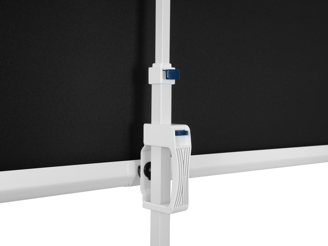 EUROLITE Projektorikäyttöinen valkokangas 4:3, 2x1,5m with stand