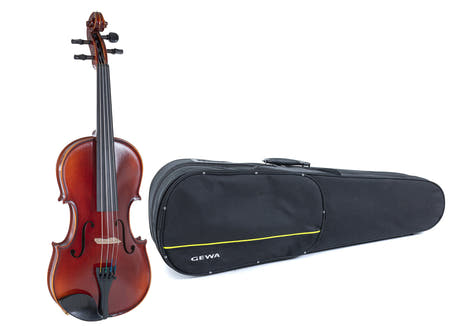 GEWA Viulut Ideale - 4/4 (Klar til at spille incl. shaped case, without bow, with Larsen Aurora strings, transport-sikret)
