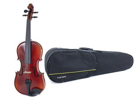 GEWA Viulut Ideale - 4/4 lefthand (Ready to play incl. shaped case, without bow, with Larsen Aurora strings, transport-secured)