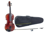 GEWA Violin Ideale - 1/4 (Ready to play incl. shaped case, carbon bow, Larsen Aurora strings, transport-secured)