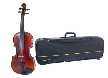 GEWA Viulut Ideale - 4/4 lefthand (Ready to play incl. violin case, without bow, with Larsen Aurora strings, transport-secured)