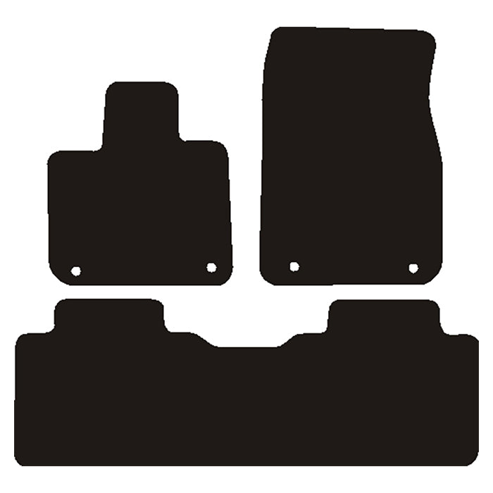 Xpeng G9 2022- -veluurimatot