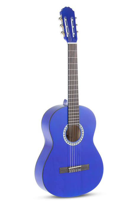 VGS Basic klassisk guitar 3/4, transparent blå