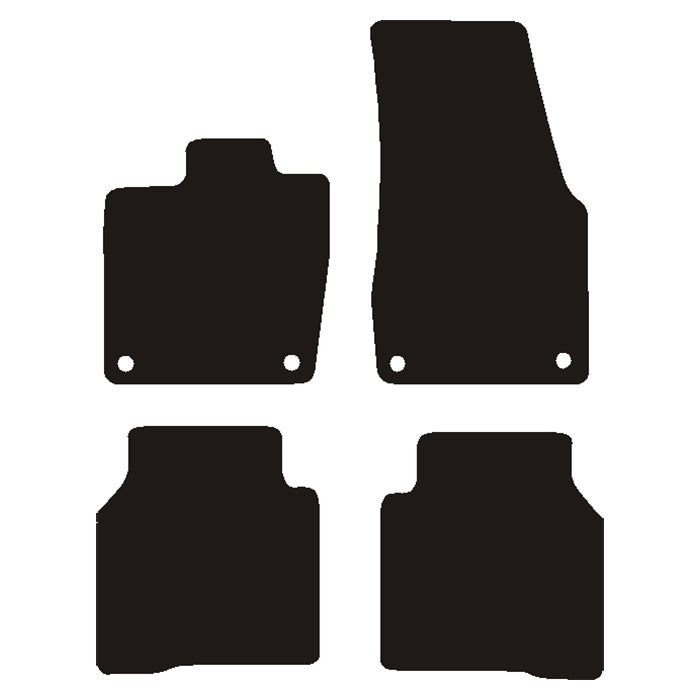VW ID.7 2023- -auton matot, veluuri