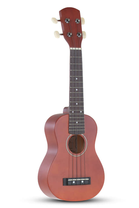 Miguel Almeria -sopraano-ukulele, punaruskea
