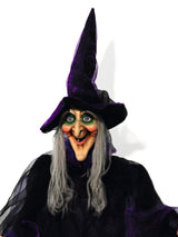 Halloween-figur heks, animeret, 175 cm