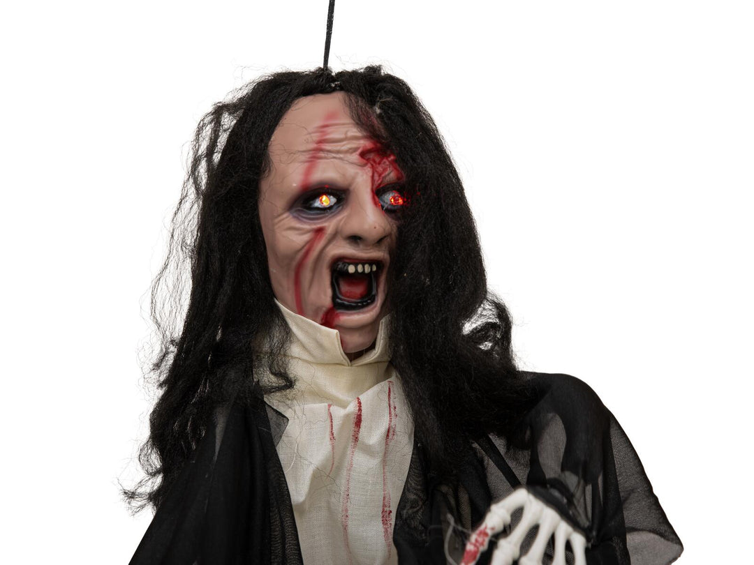 Halloween-figur spøgelse, animeret, 95 cm