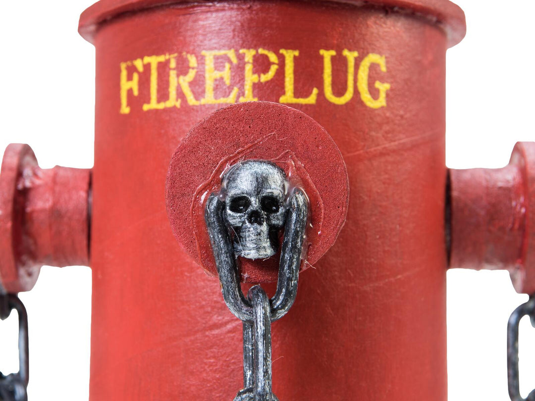 Halloween brandhane, animeret, 28 cm