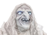Halloween heks, hvid, animeret, 170 cm