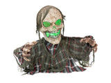 Halloween skeletmonster fra jorden, animeret, 45 cm