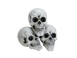 Halloween-kranier i sort og hvid, 3 stk.