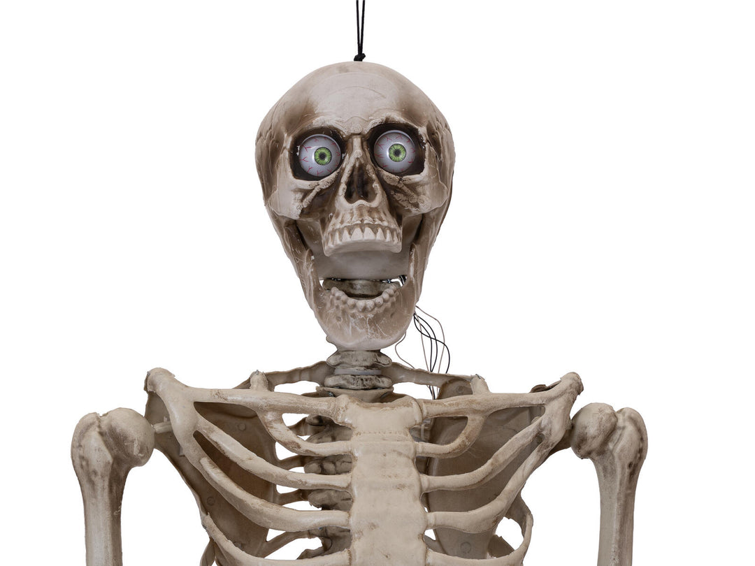 Halloween-figur skelet, formbart, animeret, 160 cm