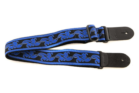 Ovation Signature -nylonkitarahihna, Leaf, Regal Blue/Black