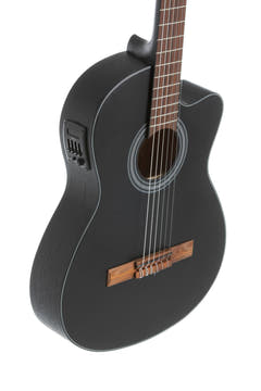 GEWA E-Acoustic -klassinen kitarat Student Cedar - E-Acoustic musta