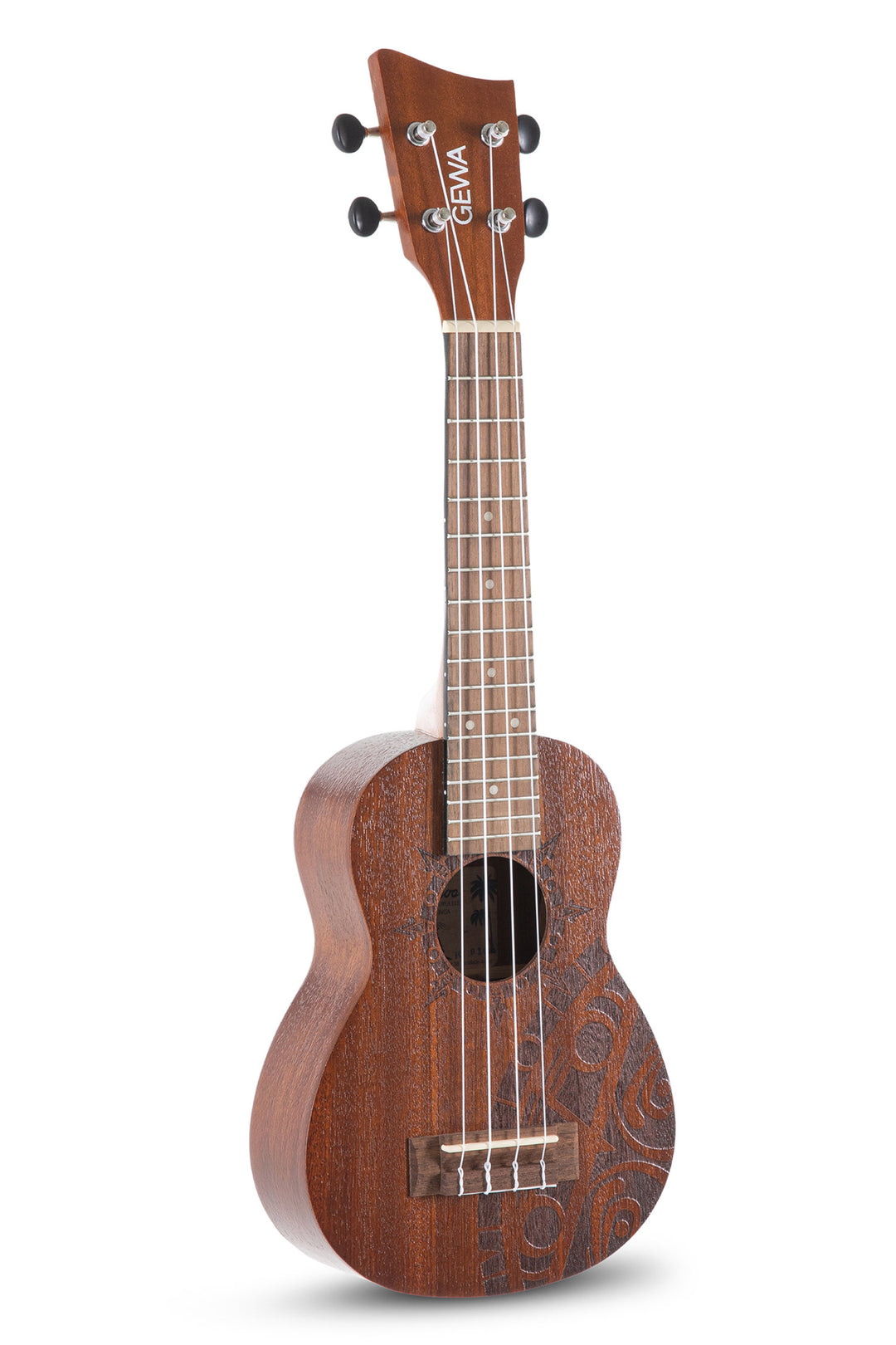 GEWA Soprano-ukulele Manoa Tattoo - Soprano (Inca Design)