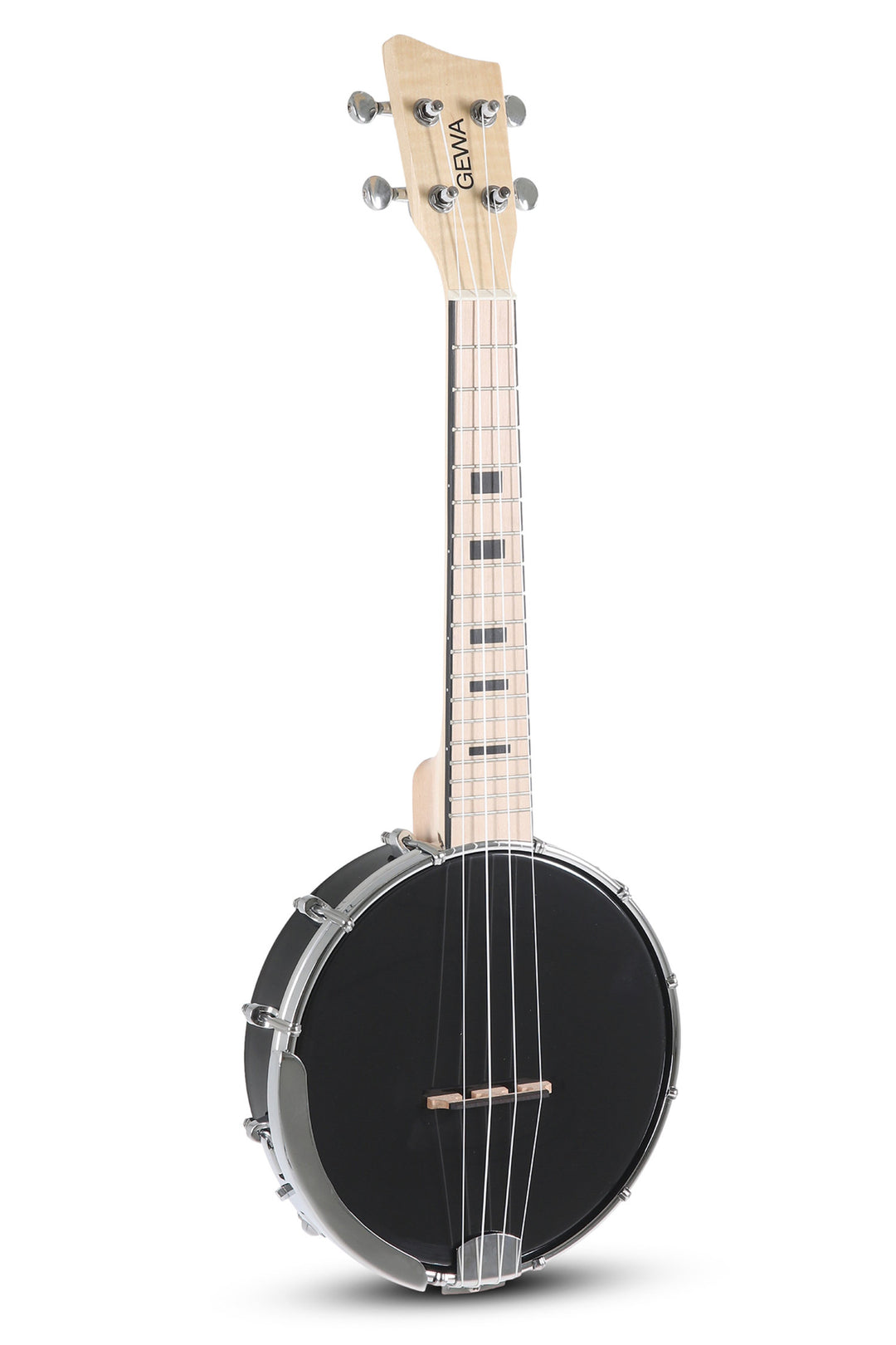 GEWA Banjot Ukulele Manoa - Banjo-Ukulele Concert (Black)