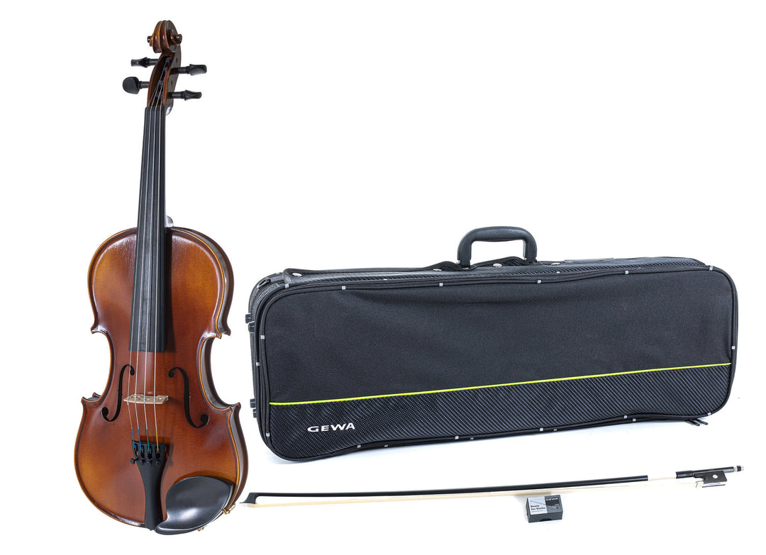 GEWA Violin Allegro - 4/4 lefthand (Valmis soitettavaksi inkl. violin case, carbon bow, Larsen Aurora strings, transport-secured)