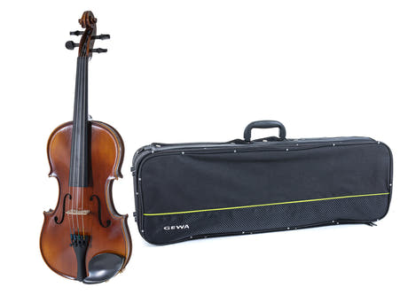 GEWA Viulut Allegro - 4/4 lefthand (Ready to play incl. violin case, without bow, with Larsen Aurora strings)
