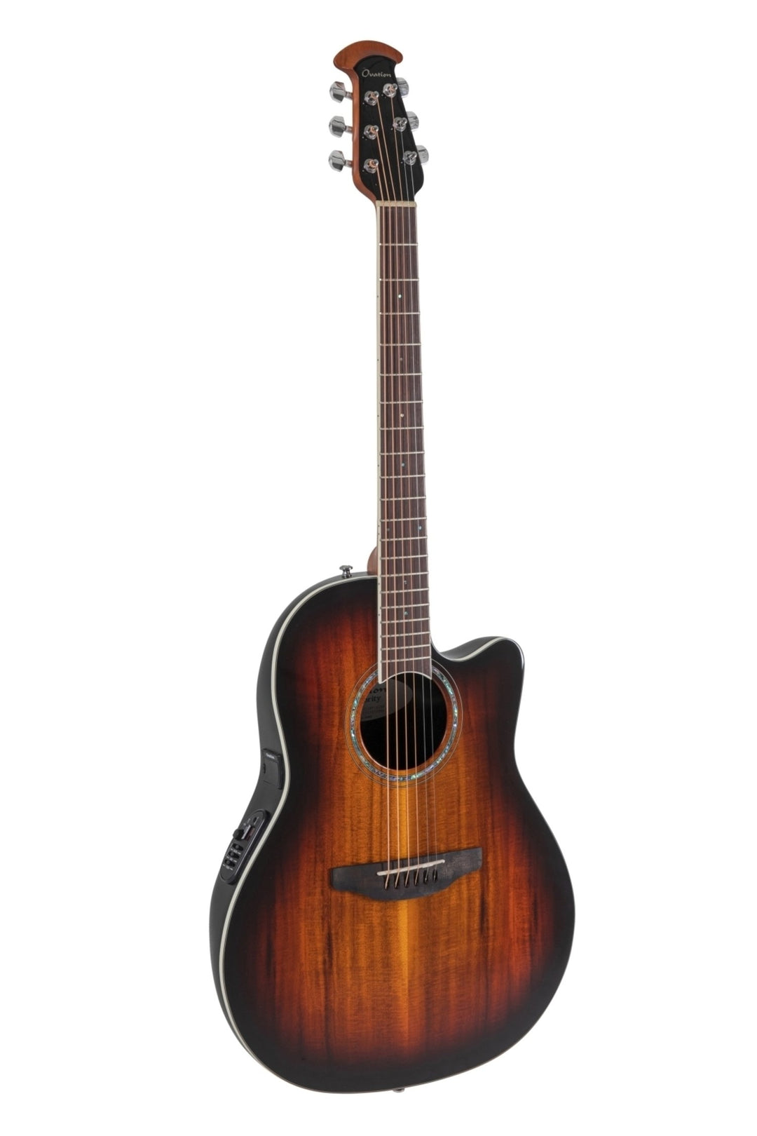 Ovation E-akustinen kitara Celebrity Standard Plus Super Shallow - Koa Burst (CS28P-KOAB-G)