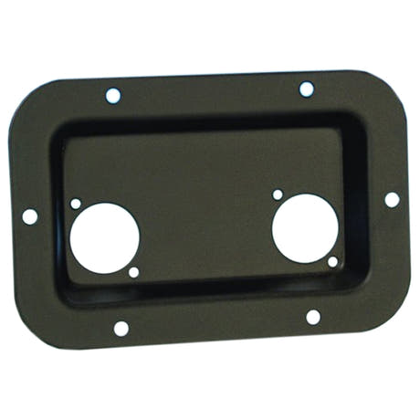 Adam Hall 8708 BLK Upotettu kulho 2 Type-D liitin