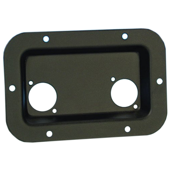 Adam Hall 8708 BLK Upotettu kulho 2 Type-D liitin