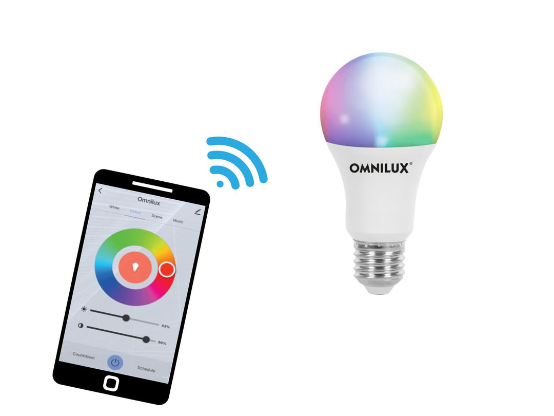 EUROLITE Set LED E27 RGB/WW/CW WiFi + kolmiojalusta musta