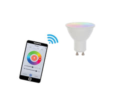 EUROLITE Setti PAR-16 Kohdevalo bk + LED GU10 RGB/WW/CW WiFi