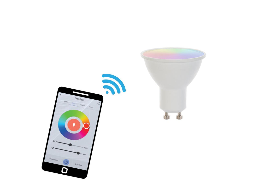 EUROLITE Setti PAR-16 Kohdevalo bk + LED GU10 RGB/WW/CW WiFi