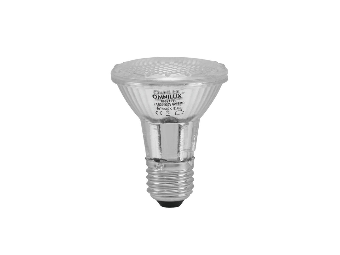 EUROLITE Sarja PAR-20 Spot sil + PAR-20 230V SMD 6W E-27 LED 6500K