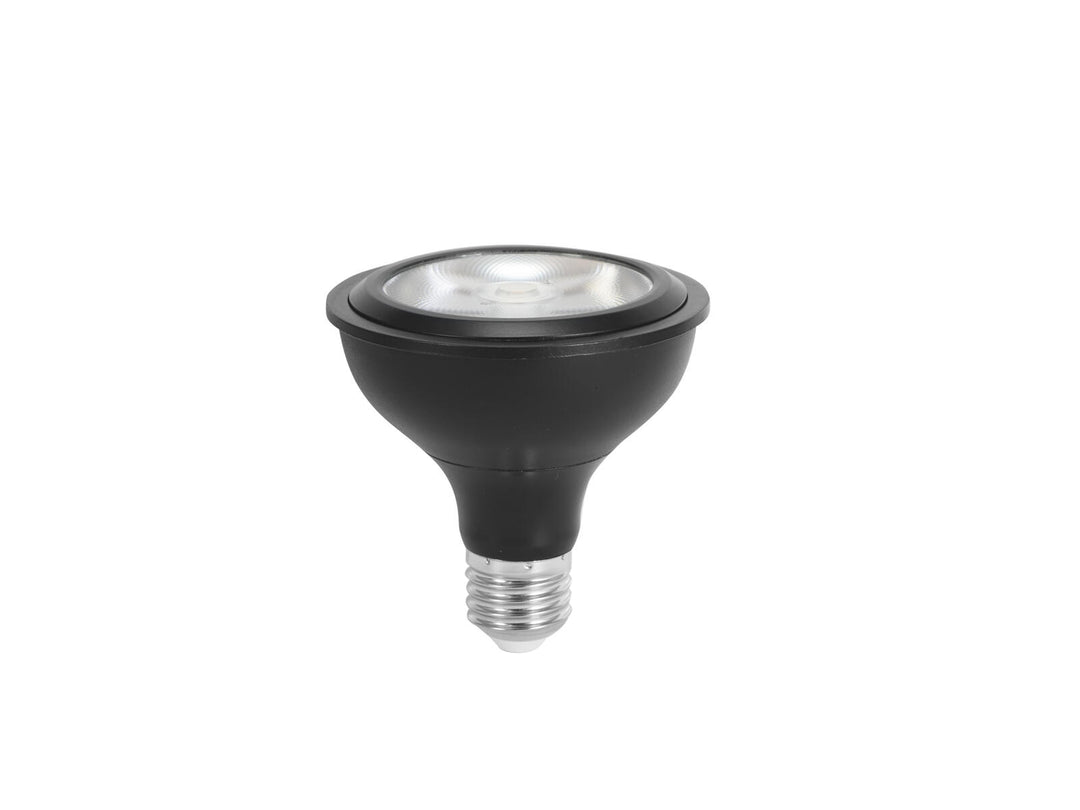 EUROLITE Set PAR-30 Spot sil + PAR-30 230V COB 12W E-27 LED 1800-3000K dim2warm