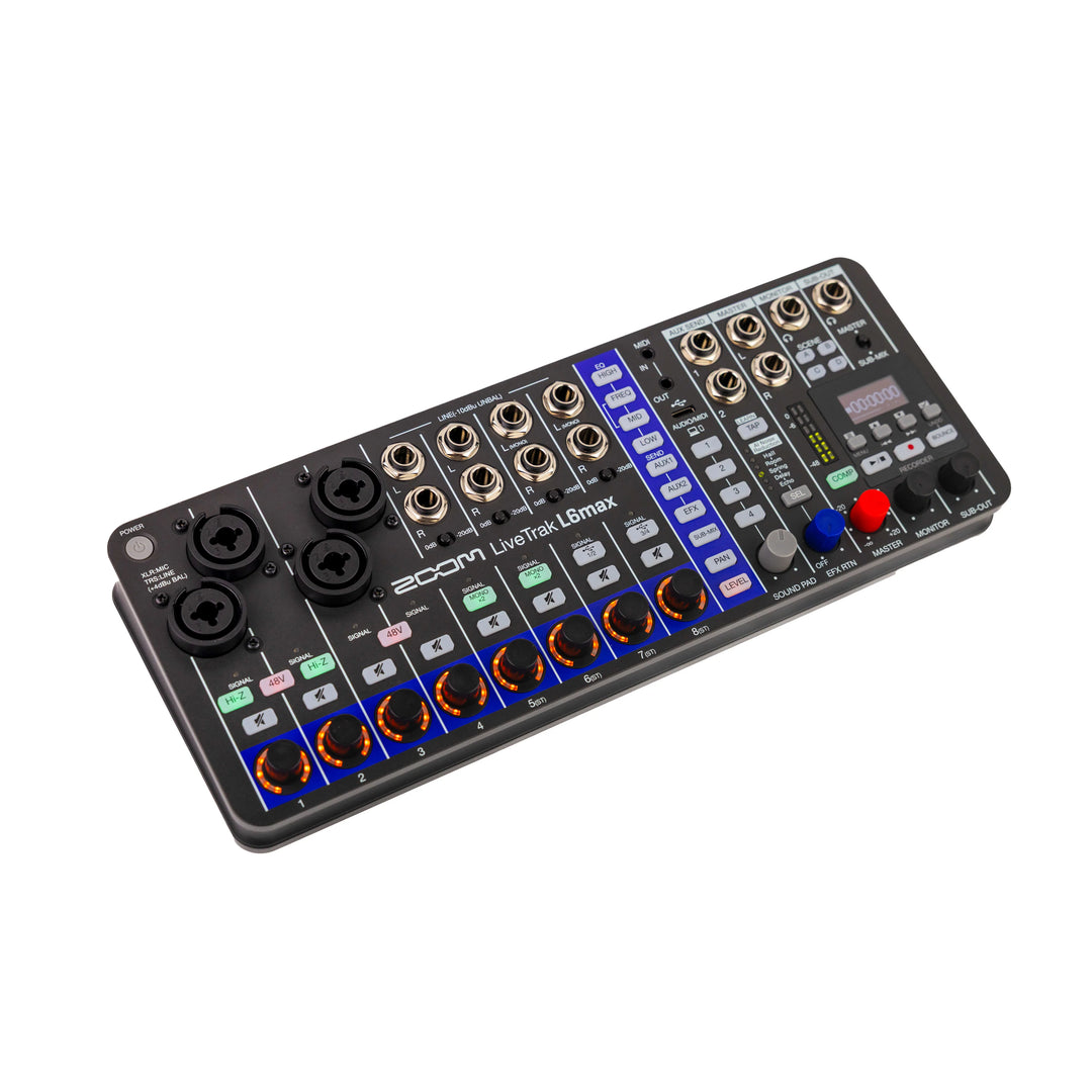 ZOOM LiveTrak L6max 12 kanavainen Mikseri + Tallennin