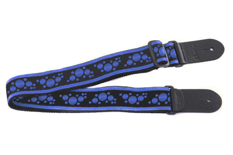 Ovation Signature -kitarahihna nailonia, Multi-Soundhole, Regal Blue/Black