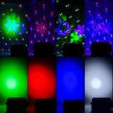 LIGHT4ME PARTY V multi-effekt LED-lys RGBW-UV 6