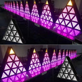 LIGHT4ME TRIANGIS LED valotehoste 64x2W RGBA akseli