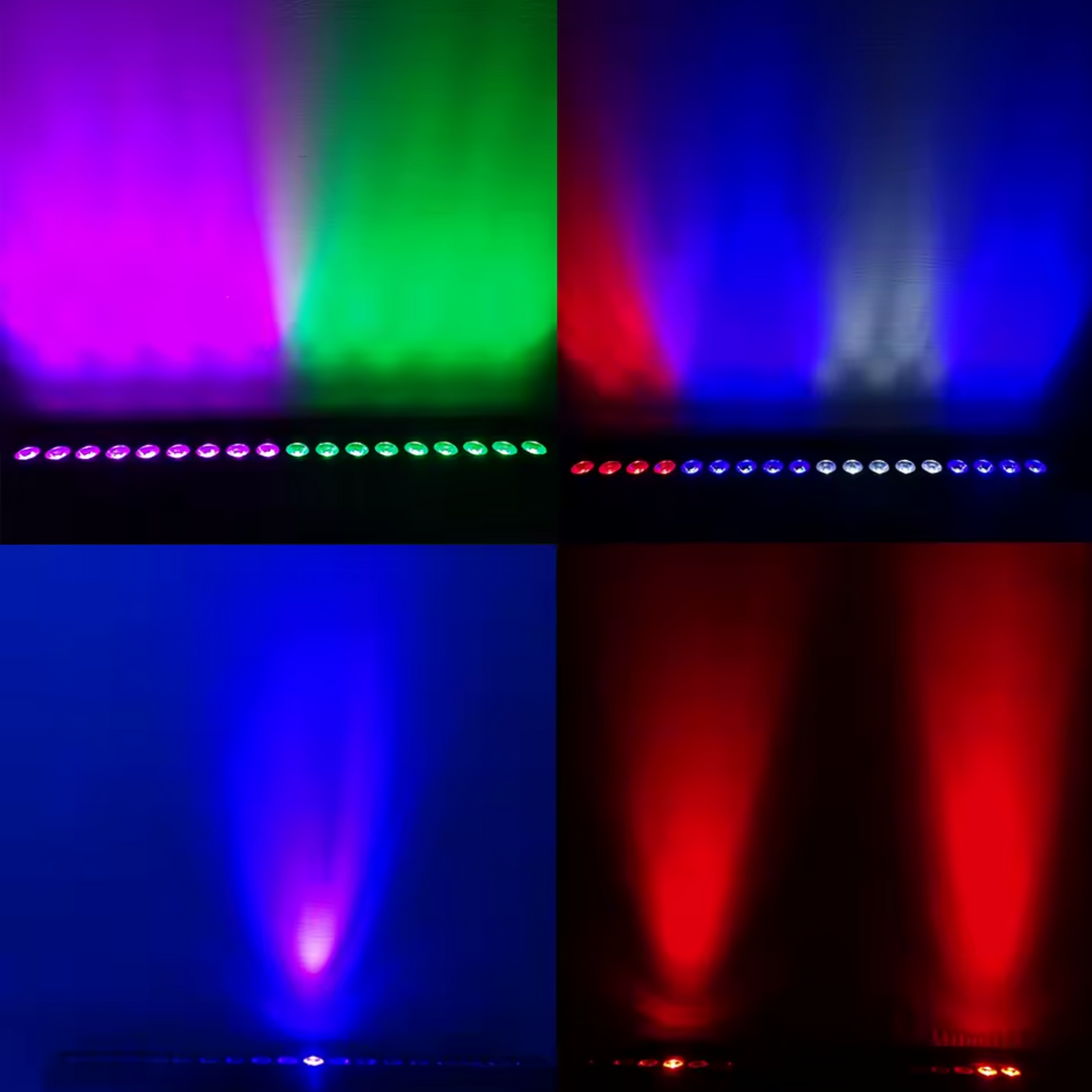 Evolights Pixel Bar 18x10W RGBW LED-valotanko