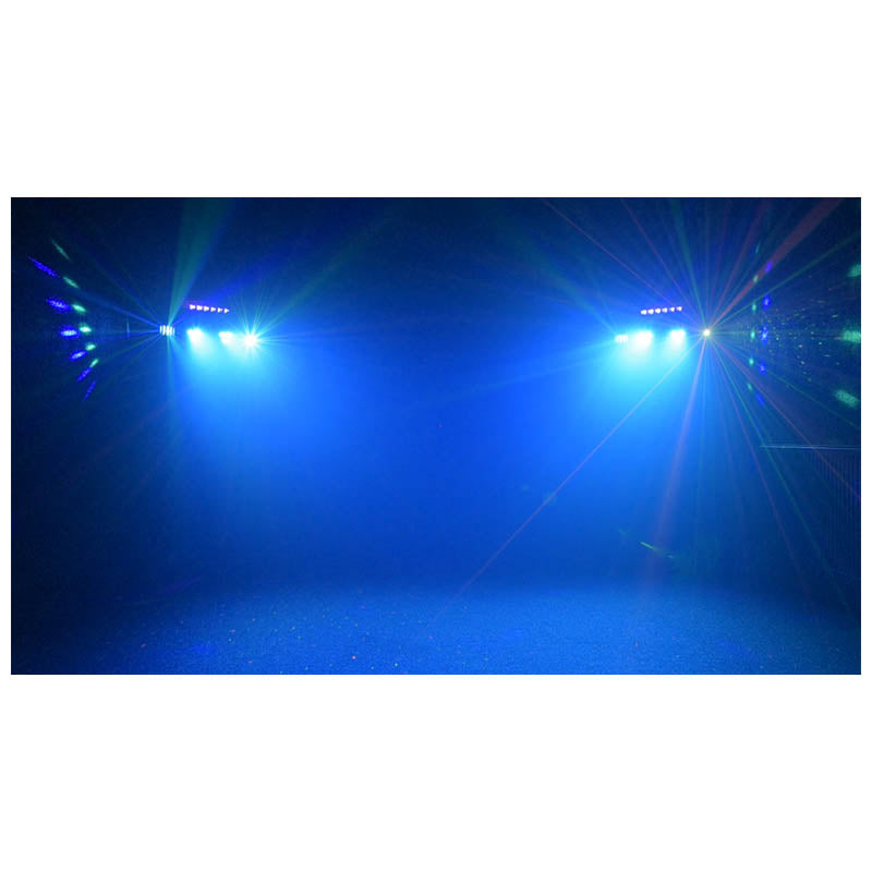 LIGHT4ME T-BAR LASER STROBE LED PAR DERBY UV IR -monitehoste