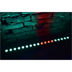LIGHT4ME PIXEL BAR 18 RGBW IR LED-bar + kaukosäädin