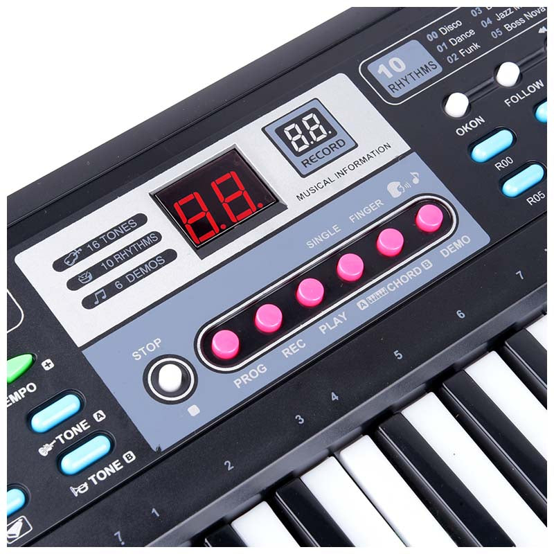 MQ 601 UFB PIANO urkutoimintonäppäimet mikrofonilla