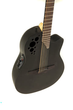 Ovation E-Acoustic kitarat Elite TX Deep Contour Cutaway 12-string - Black Textured (2058TX-5-G)