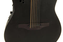 Ovation E-Acoustic kitarat Elite TX Deep Contour Cutaway 12-string - Black Textured (2058TX-5-G)