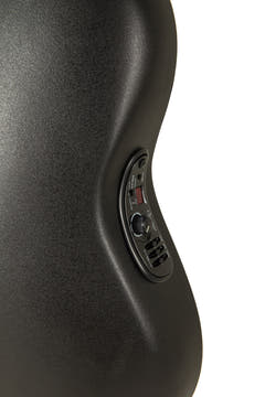 Ovation E-Acoustic Kitarat Elite TX Mid Cutaway - Black Textured (1778TX-5-G)