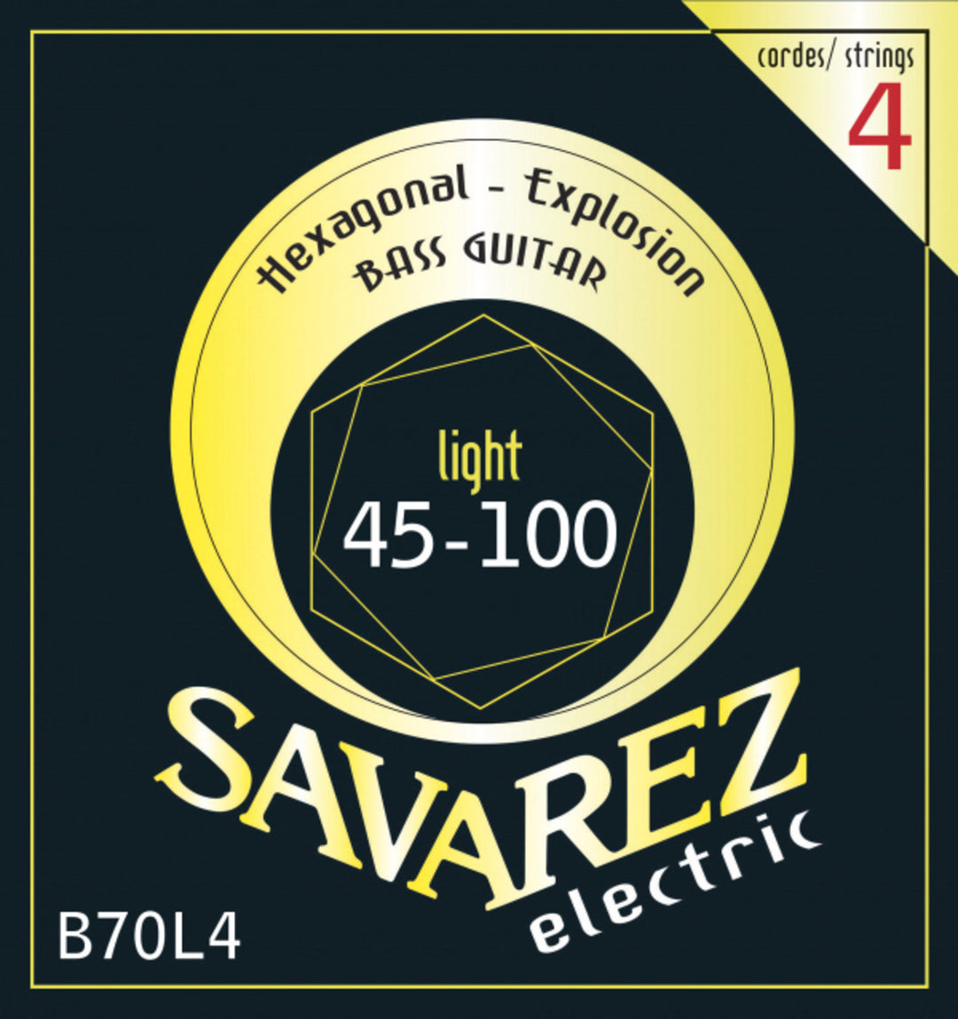 Savarez E-Bass -kielet Hexagonal Explosion - 4-kielinen Medium (B70L4)