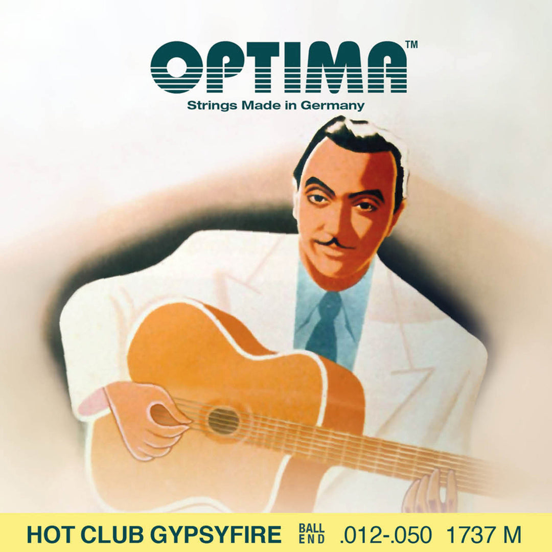 Optima Strings for Acoustic Kitarat Hot Club Gypsyfire silver plated - Set (1737M)