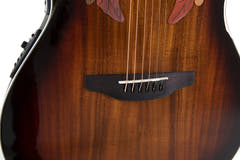 Ovation-sähkökitarat Celebrity Elite Plus Super Shallow – Koa Burst (CE48P-KOAB-G)