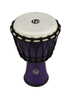 Latin Percussion Djembe World 7-tuumainen köysivirityksinen Circle - violetti (LP1607PL)