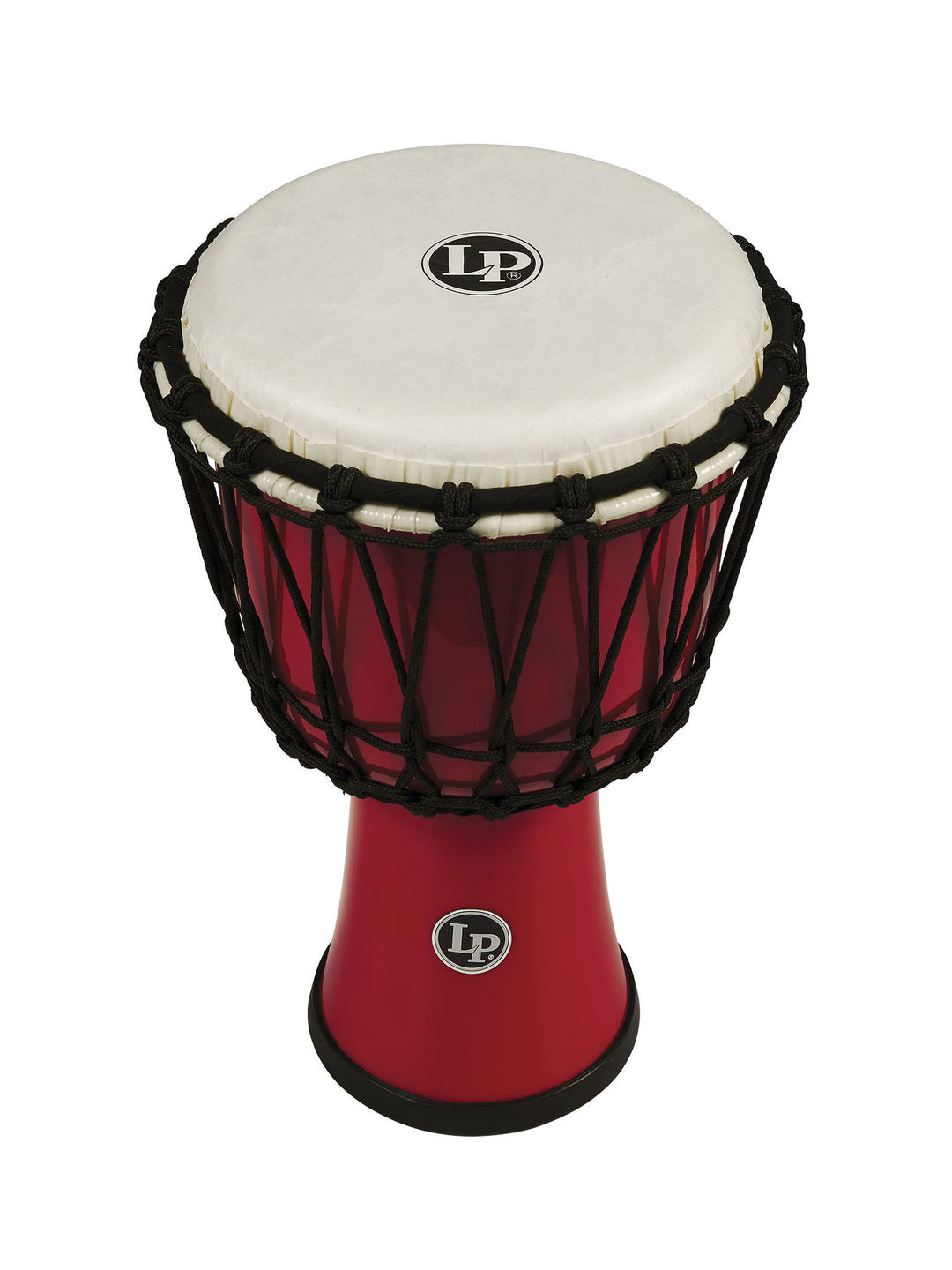 Latin Pundistussoittimet Djembe World 7-inch Rope Tuned Circle - Red (LP1607RD)