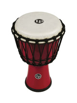 Latin Percussion Djembe World 7-inch Rope Tuned Circle - Red (LP1607RD)