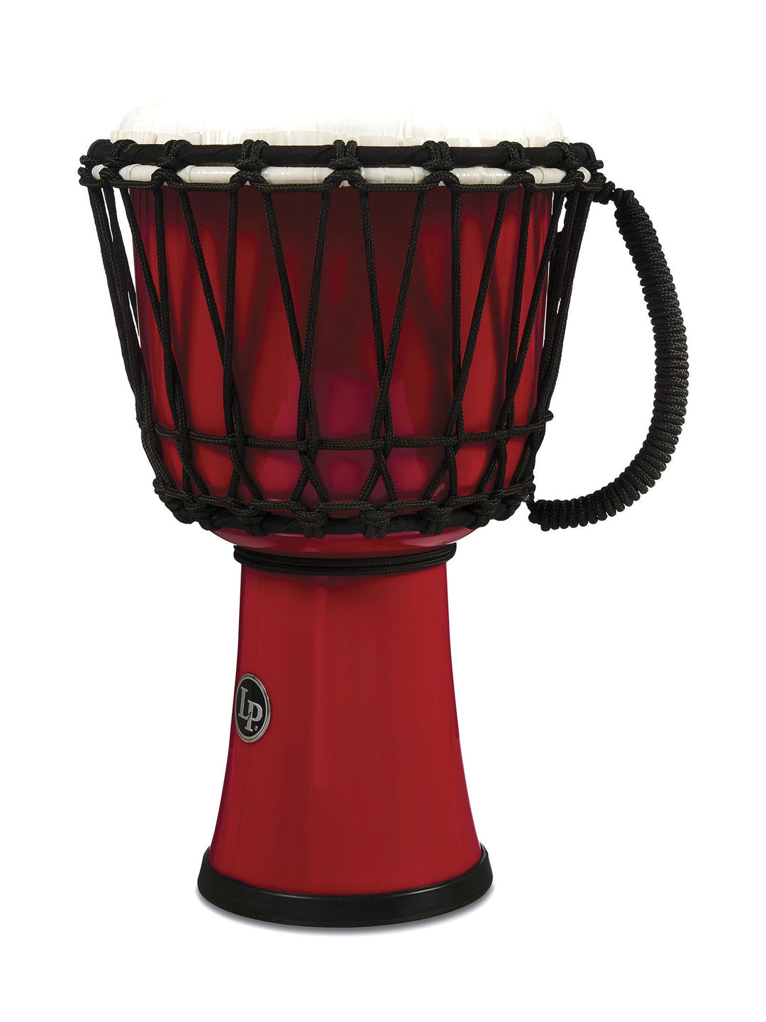 Latin Pundistussoittimet Djembe World 7-inch Rope Tuned Circle - Red (LP1607RD)