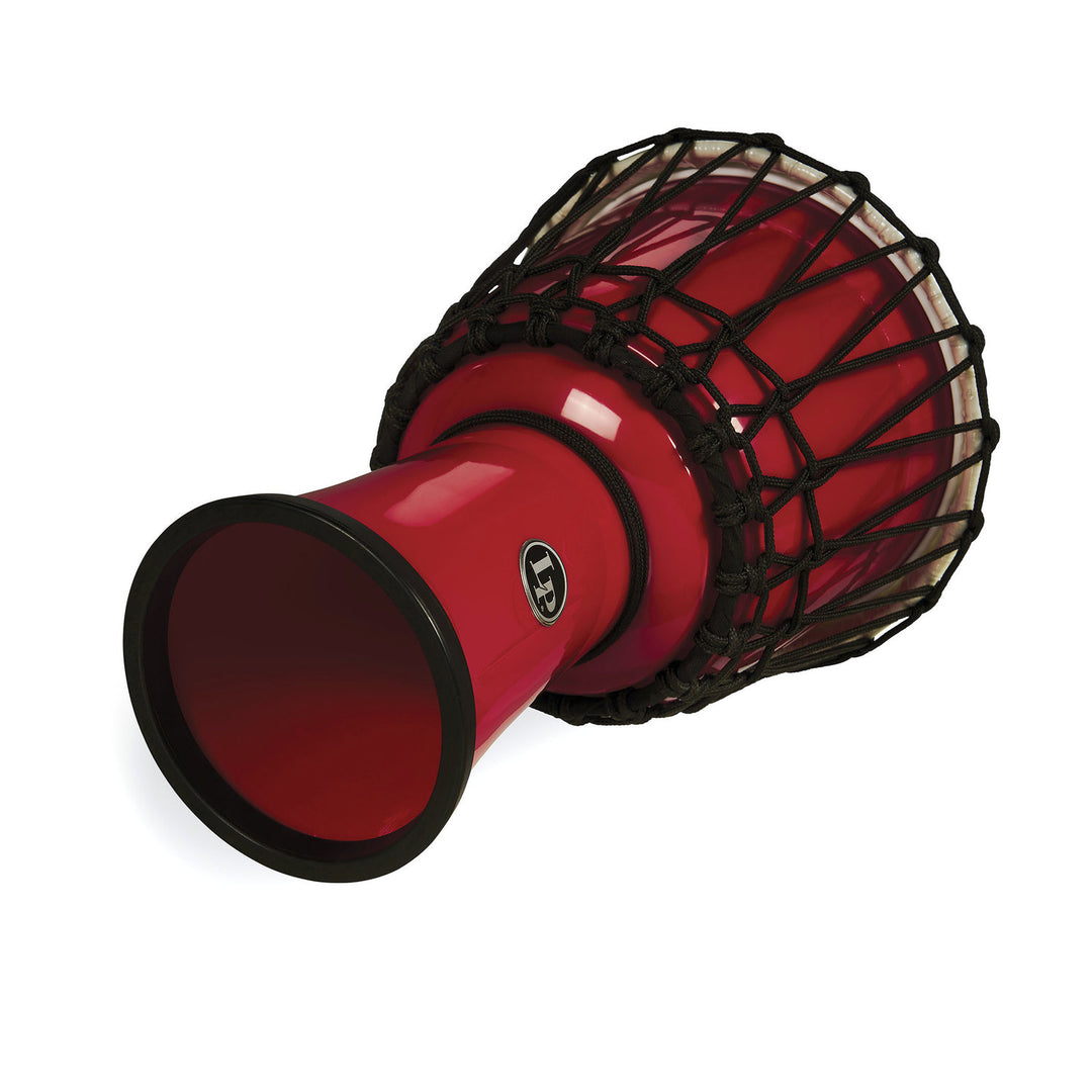 Latin Pundistussoittimet Djembe World 7-inch Rope Tuned Circle - Red (LP1607RD)