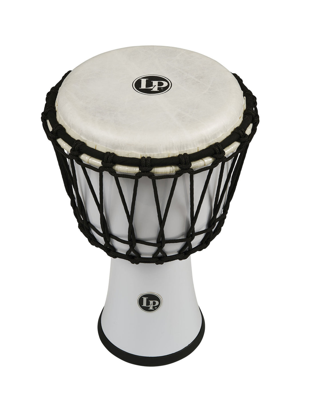 Latin Pundistussoittimet Djembe World 7-inch Rope Tuned Circle - White (LP1607WH)